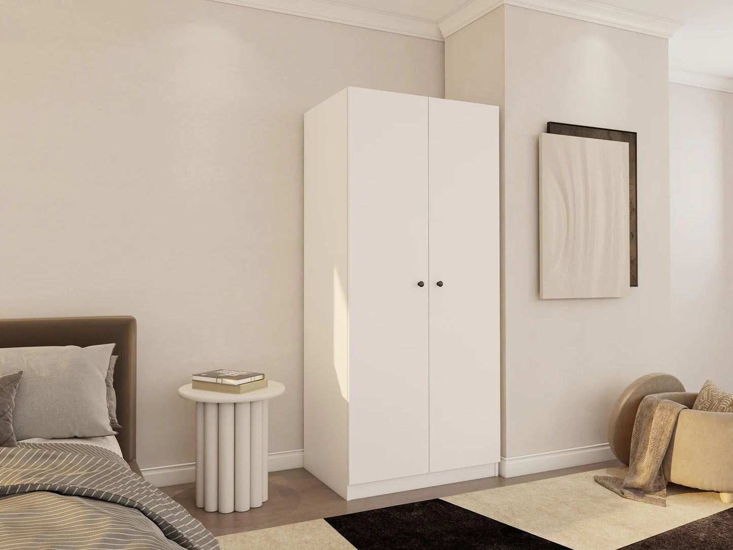 Armoire 2 portes grande capacité