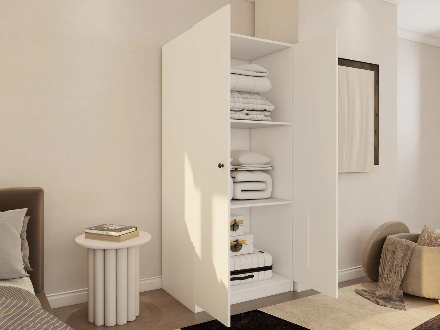 Armoire 2 portes grande capacité